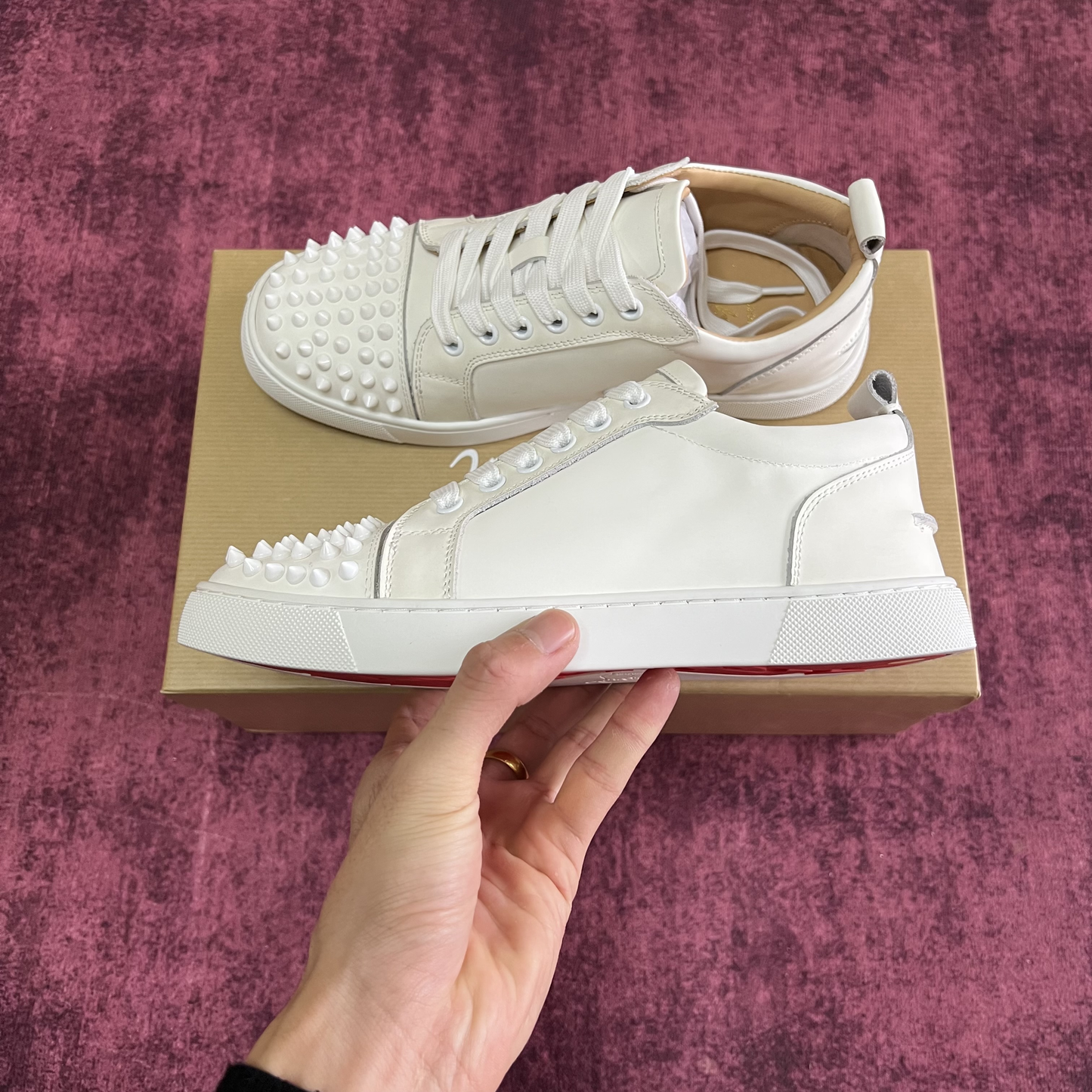 Christian Louboutin White Low