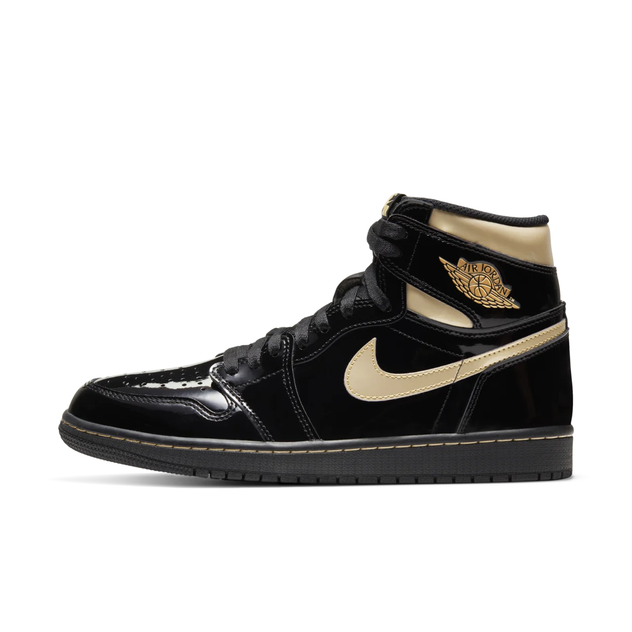 Air Jordan 1 High Black Gold