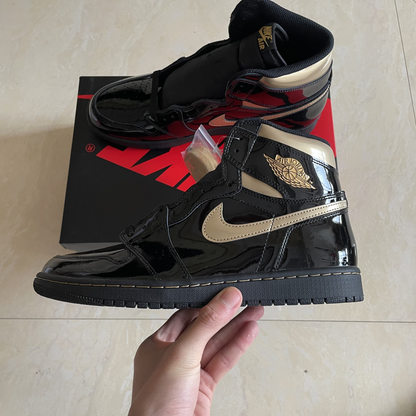 Air Jordan 1 High Black Gold